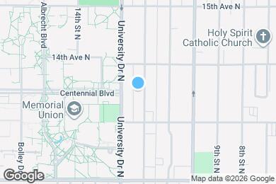Map image of the property - 1334 12th St N
