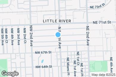 Map image of the property - 6848 N Miami Ave