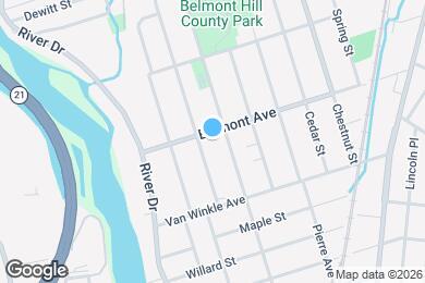 Map image of the property - 52 Belmont Ave