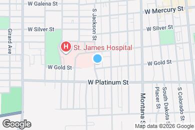 Map image of the property - 476 S Jackson St