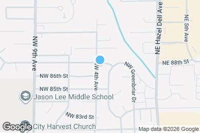 Map image of the property - 8617 NW 4th Ave