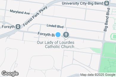 Map image of the property - 7222 Forsyth Blvd