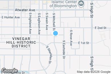 Map image of the property - 1600 E University St