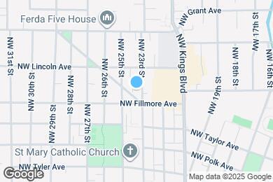 Map image of the property - 810 NW 23rd St