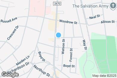 Map image of the property - 411 W Ransom St