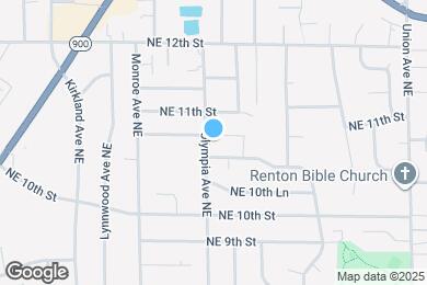 Map image of the property - 1056 Olympia Ave NE