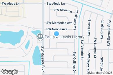 Map image of the property - 1576 SW Pitts Ave