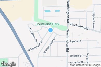 Map image of the property - 9290 N Courtland Dr
