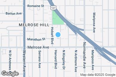 Map image of the property - 737 N Harvard Blvd