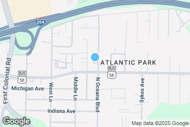 Map image of the property - 311 N Oceana Blvd