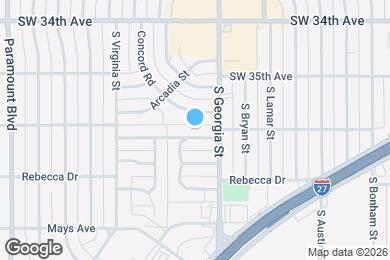 Map image of the property - 2708 Comanche St
