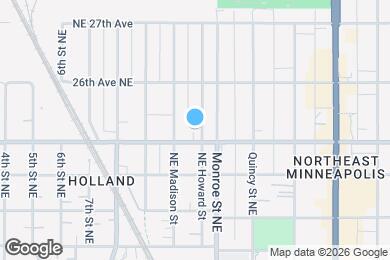 Map image of the property - 2510 Howard St NE