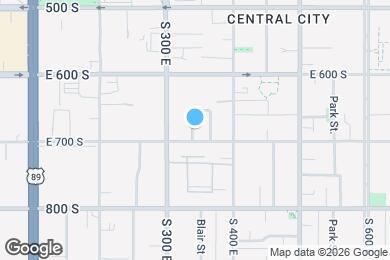 Map image of the property - 333 E 700 S