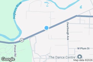 Map image of the property - 1011 W Auglaize St