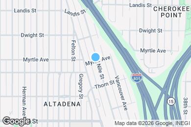Map image of the property - 3446 Nile St