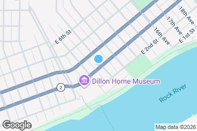 Map image of the property - 1112 E 3rd St