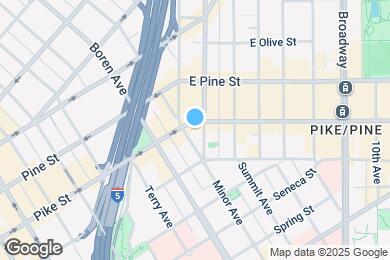 Map image of the property - 303 E Pike St