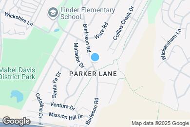 Map image of the property - 3103 Burleson Rd