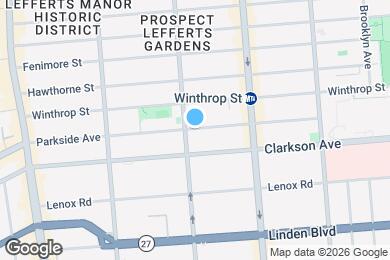 Map image of the property - 620 Parkside Ave