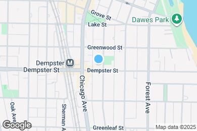 Map image of the property - 1306 Hinman Ave