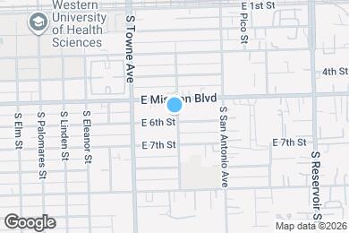 Map image of the property - 891 E 6th St