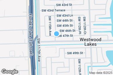 Map image of the property - 11430 SW 47th St