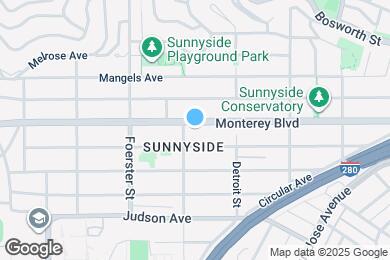 Map image of the property - 483 Monterey Blvd