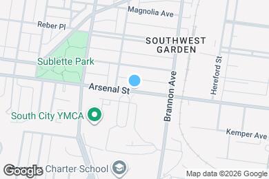 Map image of the property - 5363 Arsenal St