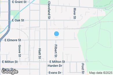 Map image of the property - 635 E Elmore St