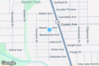 Map image of the property - 2003 Richmond St