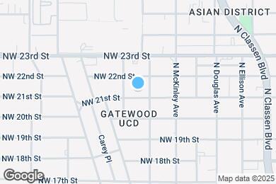 Map image of the property - 1715 NW 21st St