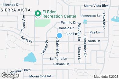 Map image of the property - 2603 Ciruelo
