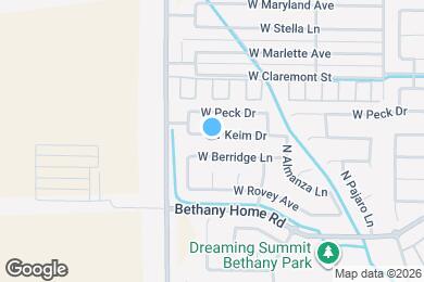 Map image of the property - 13821 W Keim Dr