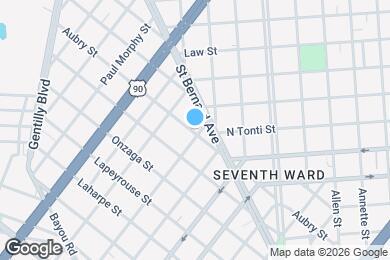 Map image of the property - 1745 N Rocheblave St