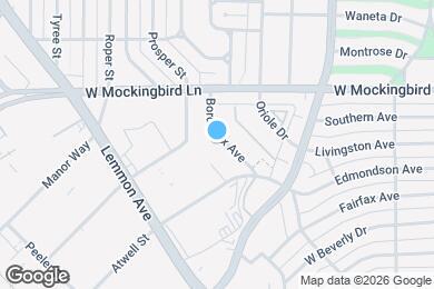 Map image of the property - 6345 Bordeaux Ave