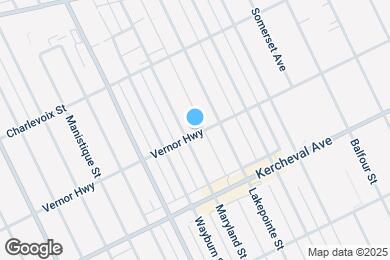 Map image of the property - 15111 E Vernor Hwy