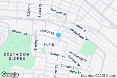 Map image of the property - 2539 Mission St