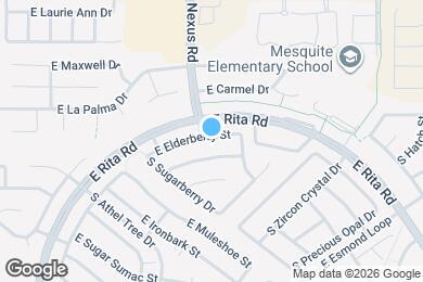 Map image of the property - 9186 E Elderberry St