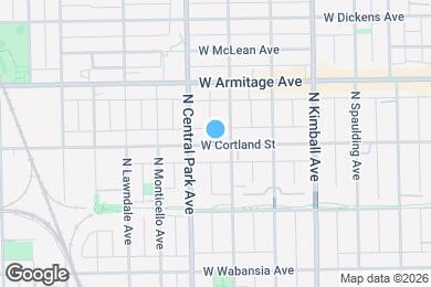 Map image of the property - 3560 W Cortland St