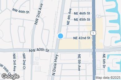 Map image of the property - 300 NE 42nd St