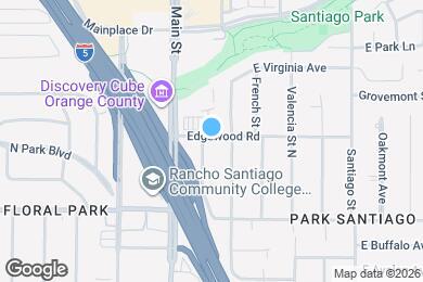 Map image of the property - 2425 N Bush St