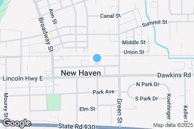 Map image of the property - 1155 Hartzell St