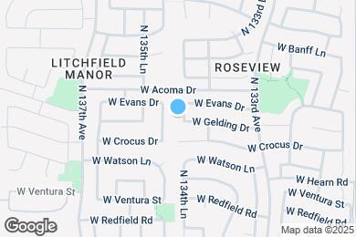 Map image of the property - 14512 N 134th Ln