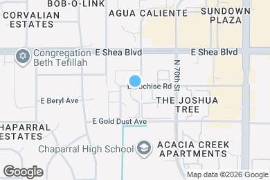 Map image of the property - 6885 E Cochise Rd