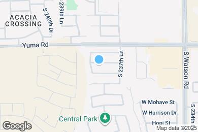 Map image of the property - 23837 W Papago St