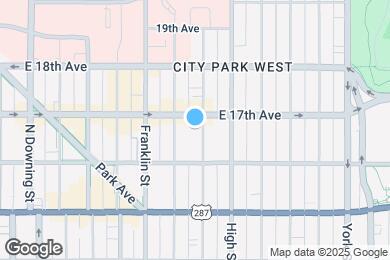 Map image of the property - 1657 N Williams St