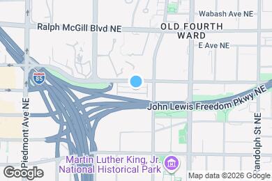 Map image of the property - 375 Highland Ave NE