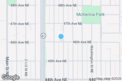Map image of the property - 401 46th Ave NE