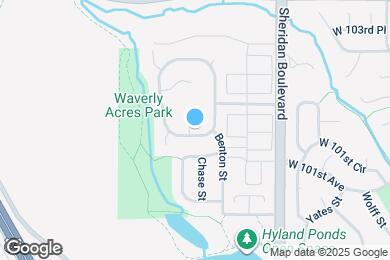 Map image of the property - 10110 Depew St