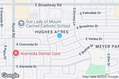 Map image of the property - 1158 E Concorda Dr